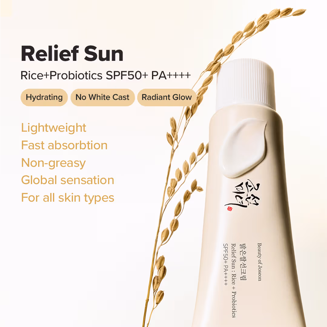 Beauty Of Joseon Relief Sunscreen Rice + Probiotics SPF 50+ PA++++ - Image 2