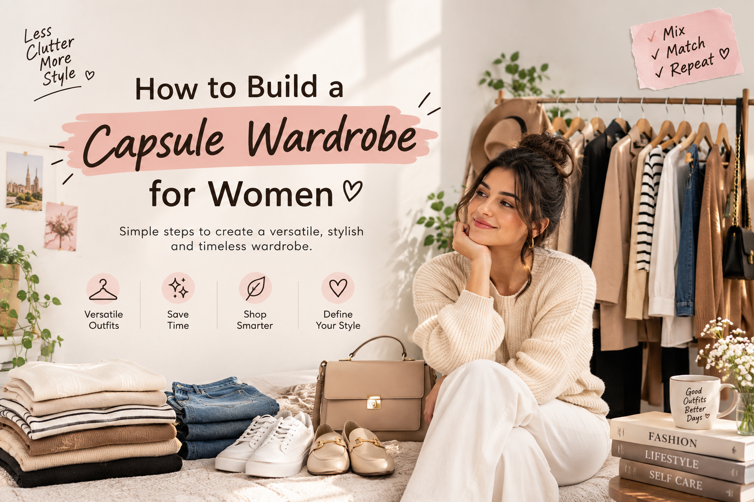 Read more about the article How to Build a Capsule Wardrobe for Women